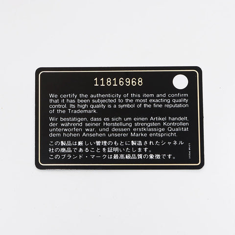 CHANEL 11th 链条毛皮单肩包 黑色 WS11360