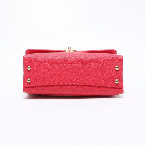 Chanel CHANEL 30 Turnlock 2WAY Caviar Skin Top Handle Shoulder Bag Pink WS11362