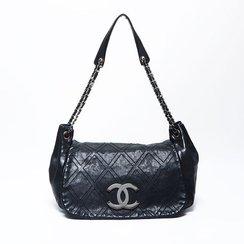 シャネル CHANEL 10番台 ワンショルダーバッグ ショルダーバッグ ブラック WS11363