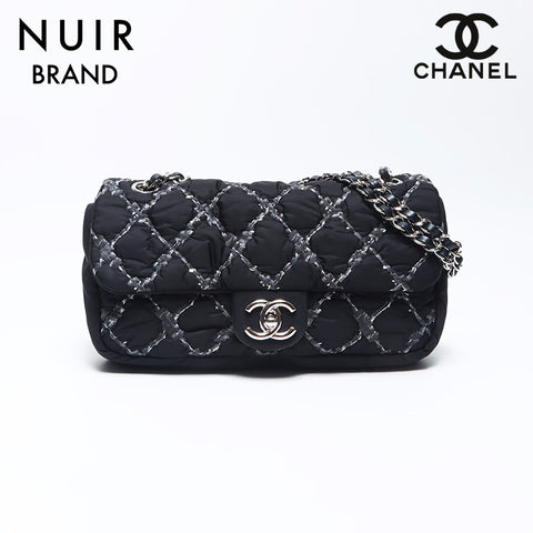 シャネル CHANEL 15番台 パリビザンス チェーンショルダー ショルダーバッグ ブラック WS11366