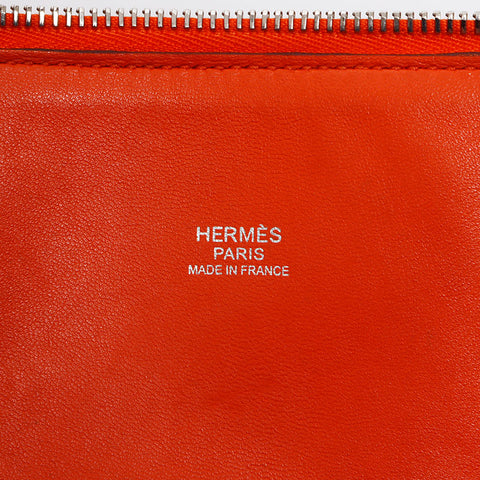 爱马仕爱马仕（Hermes Hermes）雕刻Bolid 312014手提包橙色WS11367