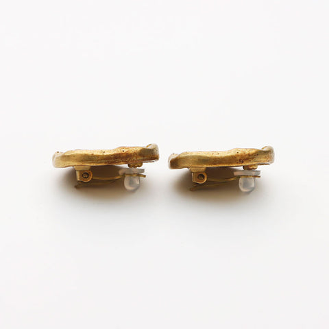 CHANEL COCO Mark Large Round Earring gold WS11376