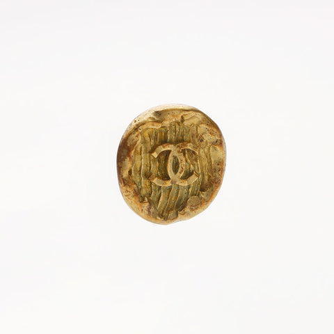CHANEL COCO Mark Large Round Earring gold WS11376