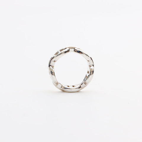 Hermes Hermes Chaine d'Incle Taille 10 Ring Silver WS11389