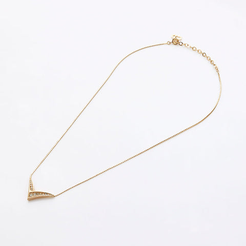 Christian Dior Rhingestone Collier Gold WS11393