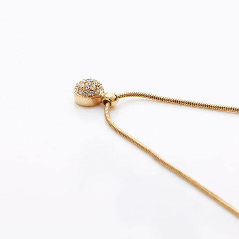 Christian Dior Round Roule Collier Gold WS11395