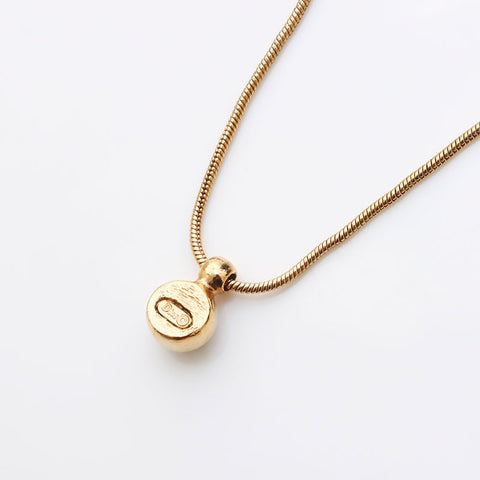 Christian Dior Round Roule Collier Gold WS11395