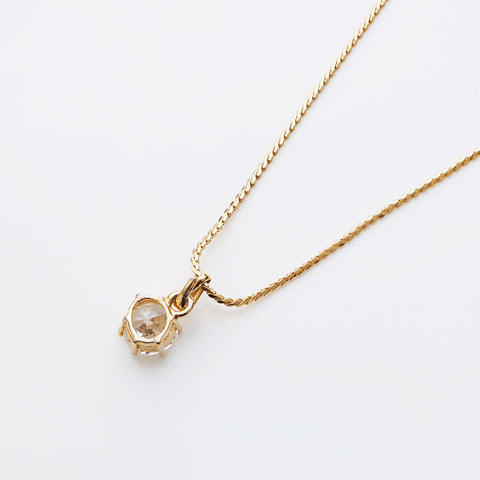 Christian Dior Round Roule Collier Gold WS11399