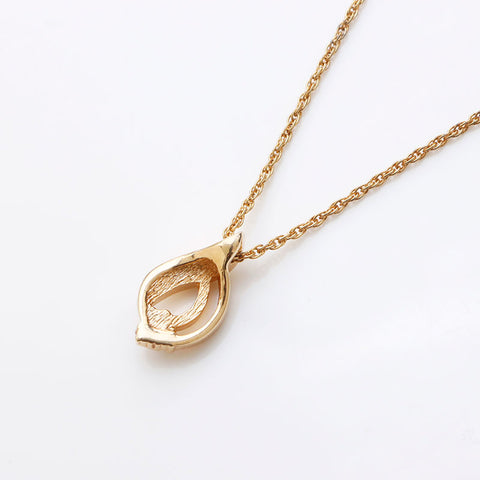 Christian Dior Rhingestone Collier Gold WS11405