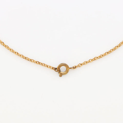 CHANEL COCO Mark Kuroba Rhinestone 01C Necklace gold WS11413