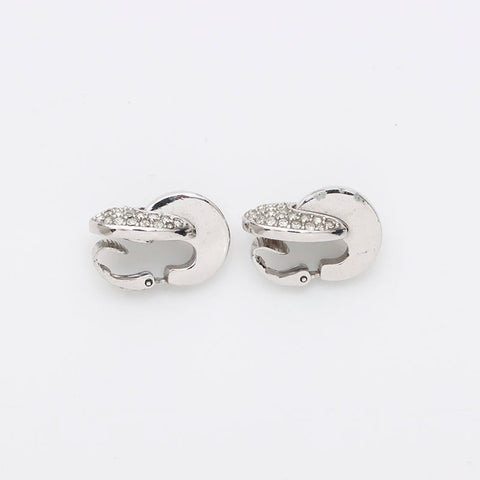 Boucle d'oreille strass GIVENCHY Argent WS11430