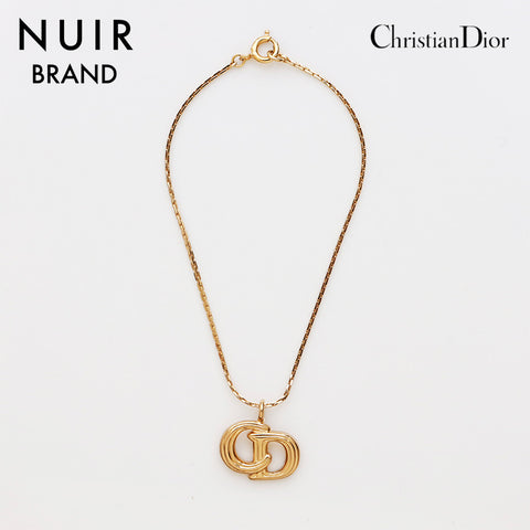 クリスチャンディオール Christian Dior CD ロゴ ブレスレット ゴールド WS11436 – NUIR VINTAGE