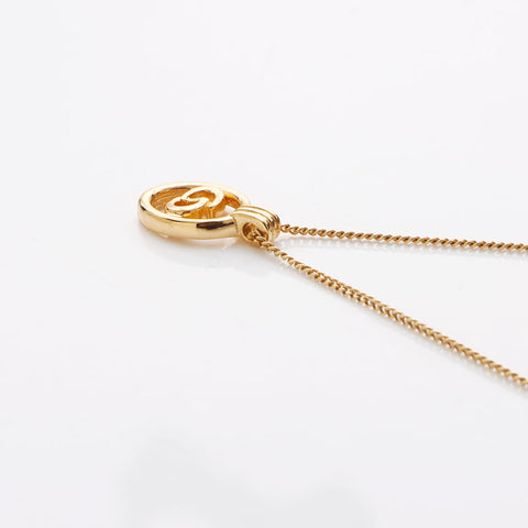 基督教Dior CD徽标项链Gold WS11440
