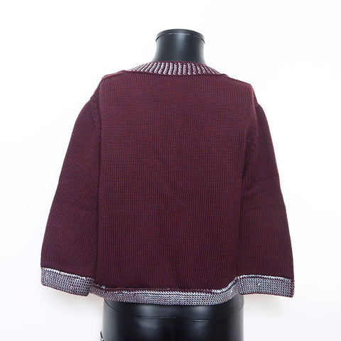 CHANEL Size:38 Wool Sequins 1999 ensemble purple WS11450