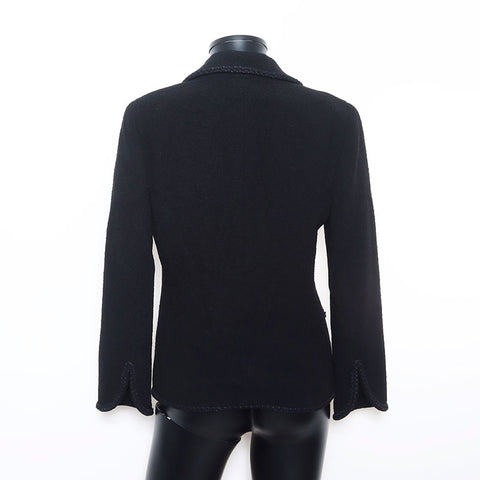 CHANEL Size:36 08C Tweed Jacket black WS11451