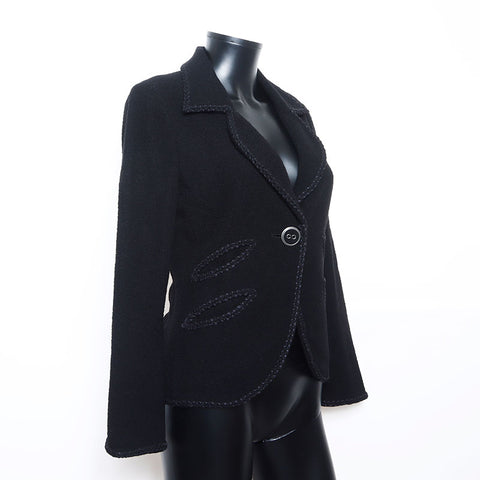 CHANEL Size:36 08C Tweed Jacket black WS11451