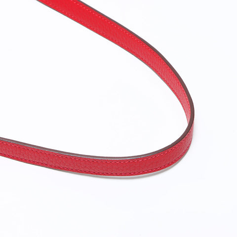 Hermès Hermes Kelly 32 B Handraillerie en or gravé sac à main rouge WS11465