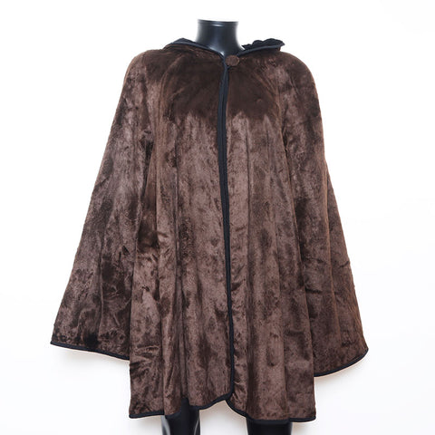 Fendi VeloR Hoodie Jacke Mantel braun WS11469