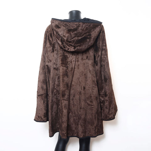 Fendi Velor连帽衫外套外套棕色WS11469