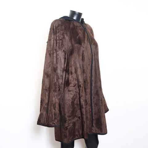 Fendi VeloR Hoodie Jacke Mantel braun WS11469