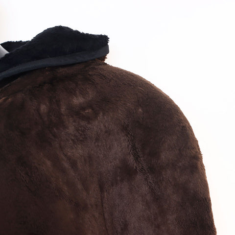 Fendi VeloR Hoodie Jacke Mantel braun WS11469