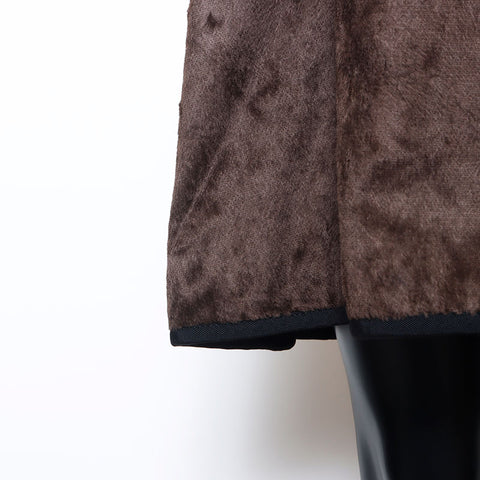 Fendi Velor连帽衫外套外套棕色WS11469