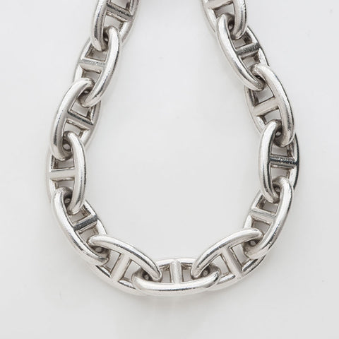 Hermes Hermes Chaine d'Incle 925 15-Panel GM Bracelet Silver WS11472