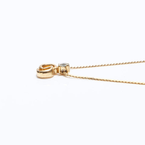 Christian Dior CD logo Necklace gold WS11475