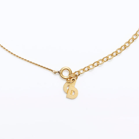 Christian Dior CD logo Necklace gold WS11475