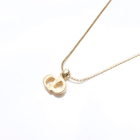 Christian Dior CD logo Necklace gold WS11475