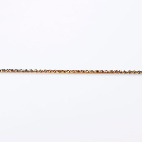 Christian Dior round CD logo necklace gold WS11496