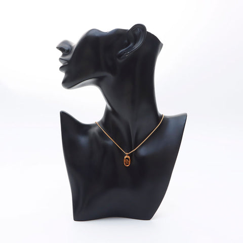 Christian Dior CD Logo Collier ovale Gold WS11498