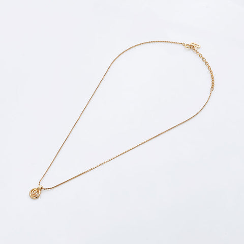 Christian Dior CD Logo Collier rond Gold WS11526