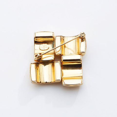 克里斯蒂安·迪奥尔（Christian Dior Square）胸针金WS11531