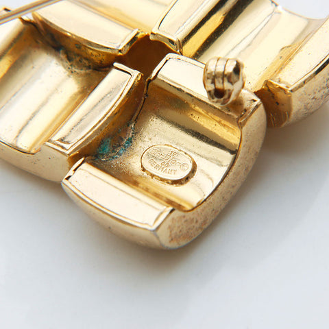 克里斯蒂安·迪奥尔（Christian Dior Square）胸针金WS11531