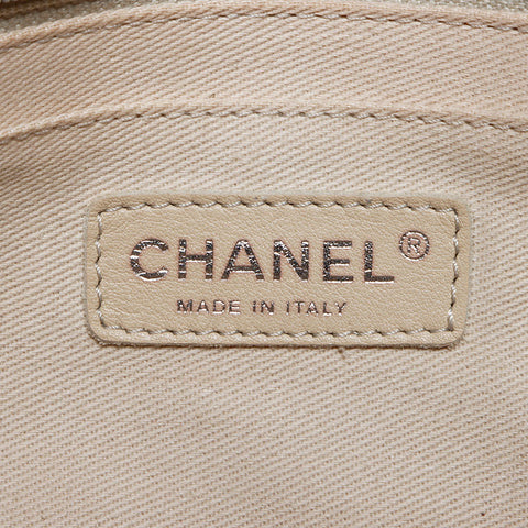 Chanel Chanel Deka Coco Mark Caviar皮肤链16肩袋红色WS11537