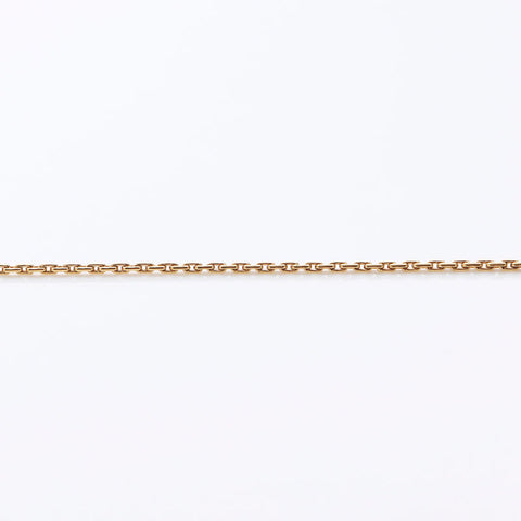 Christian Dior CD logo rhinestone Necklace gold WS11567