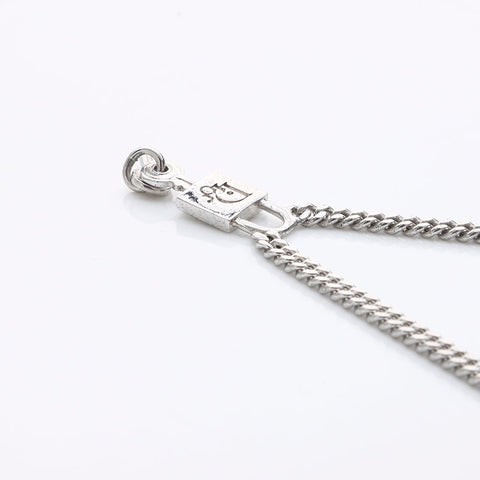克里斯蒂安·迪奥（Christian Dior Padloce）项链银牌WS11573