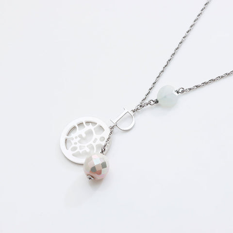 Christian Dior Dior Shell Collier Silver WS11574