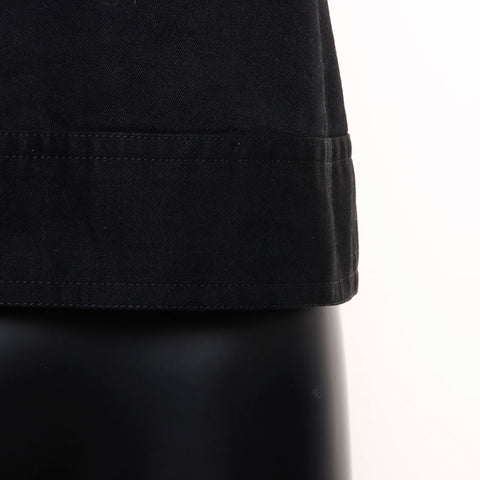 Chanel Größe: 38 Silver Button 1997 Baumwoll -Setup Schwarz WS11578