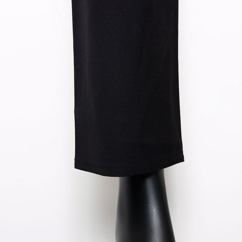 Chanel Taille: 38 Button en argent 1997 Configuration du coton noir WS11578