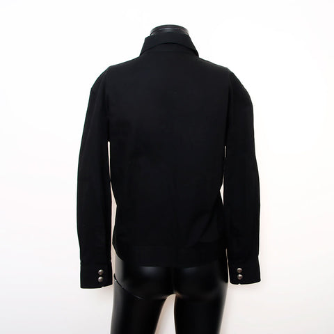 香奈儿大小：38银按钮1997棉花设置黑色WS11578