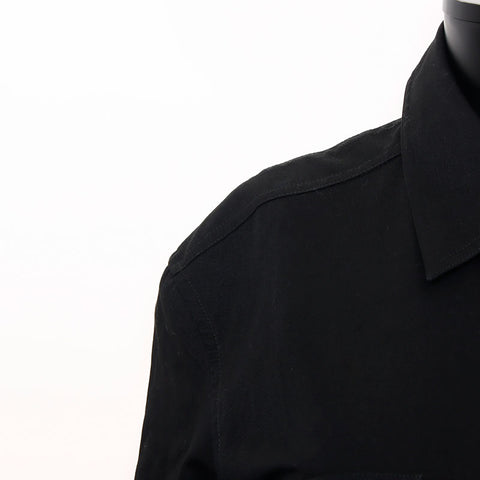 Chanel Taille: 38 Button en argent 1997 Configuration du coton noir WS11578