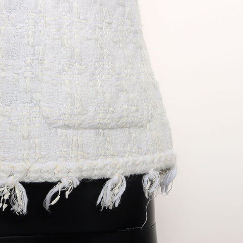 Chanel Chanel 2005 Ginza Limited Tweed设置尺寸：38西装白色WS11584