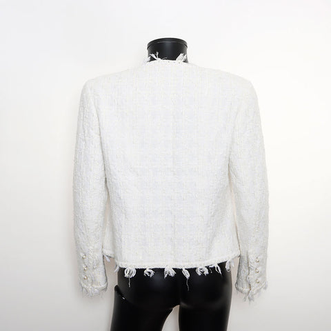 Chanel Chanel 2005 Ginza Limited Tweed设置尺寸：38西装白色WS11584