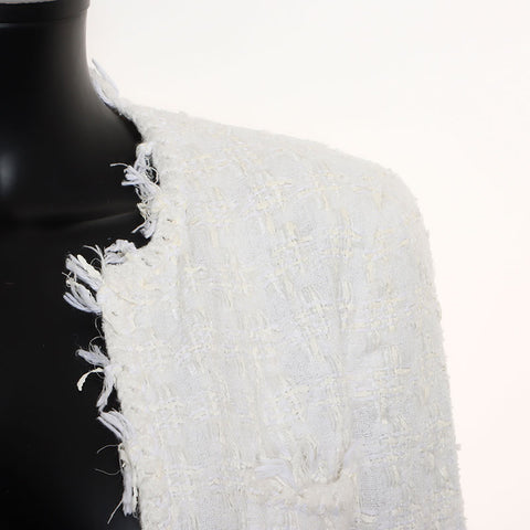 Chanel Chanel 2005 Ginza Limited Tweed设置尺寸：38西装白色WS11584