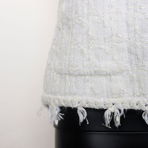 Chanel Chanel 2005 Ginza Limited Tweed设置尺寸：38西装白色WS11584