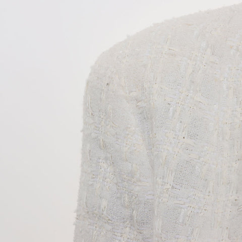 Chanel Chanel 2005 Ginza Limited Tweed Jacke Größe: 38 Jacke Weiß WS11585