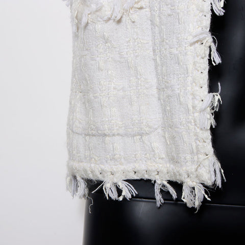 Chanel Chanel 2005 Ginza Limited Tweed Veste Taille: 38 Veste blanche WS11585