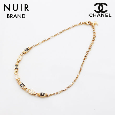 Chanel CHANEL 2024 Coco Mark Block Logo 2024 Necklace Gold WS11586